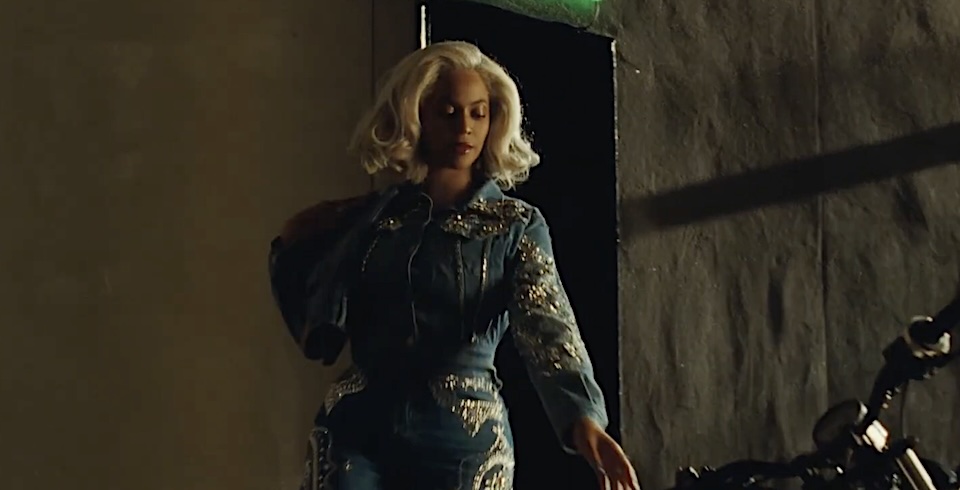 Beyoncé Rides a Motorcycle Into the Sunset for Levi's