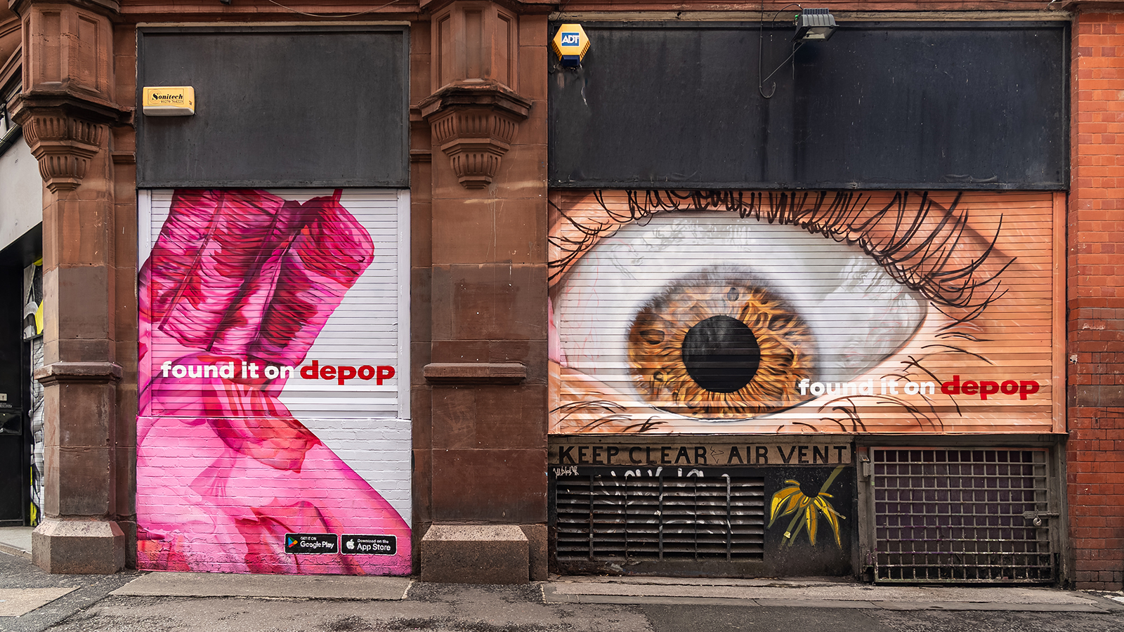 Fashion Marketplace Depop Is All About Wide Eyes in Wild Ads From Uncommon Image