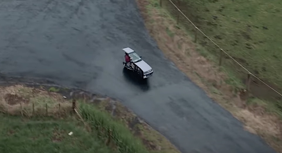 Spark Stages a Road Trip in One-Quarter of a Car