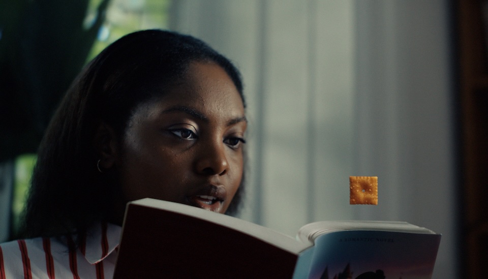 Watch Floating Cheez-Its Tempt Folks at Funerals and Book Clubs