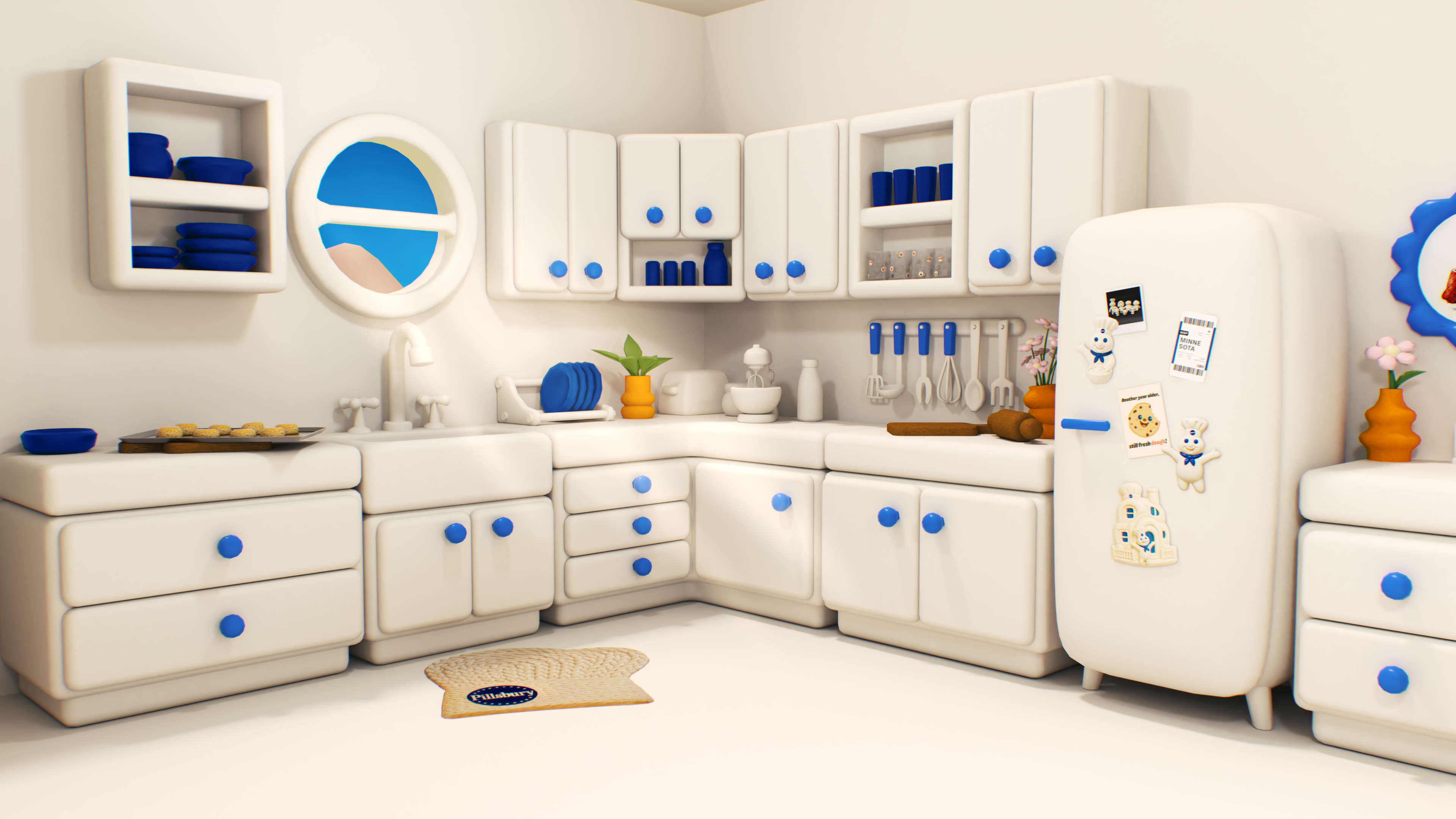 The Pillsbury Doughboy Opens the Doors to His Home. It’s Adorably Doughy Image