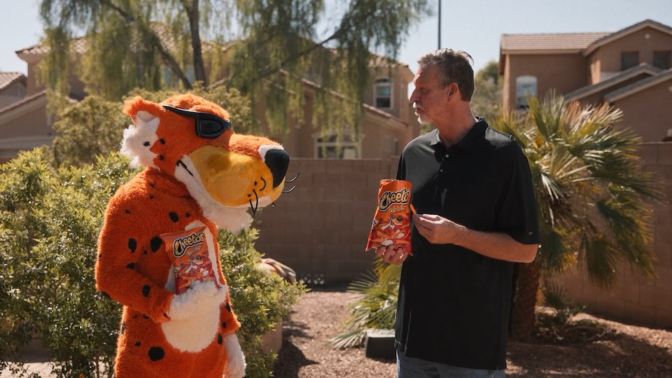 Chester Cheetah and Randy Johnson Pitch in for Mariners Image