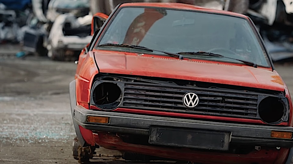 VW Smashes Its Own Vehicles to Reframe Recycling Image