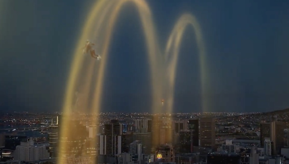 McD’s Golden Arches Morph Into Beams of Joy Image