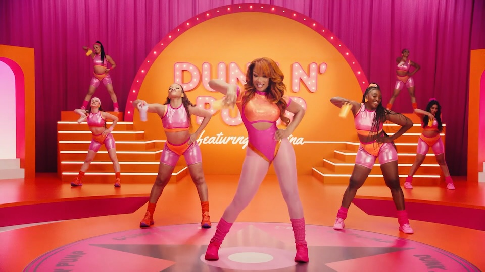 Megan Thee Stallion Gets Pumped Up for Dunkin'