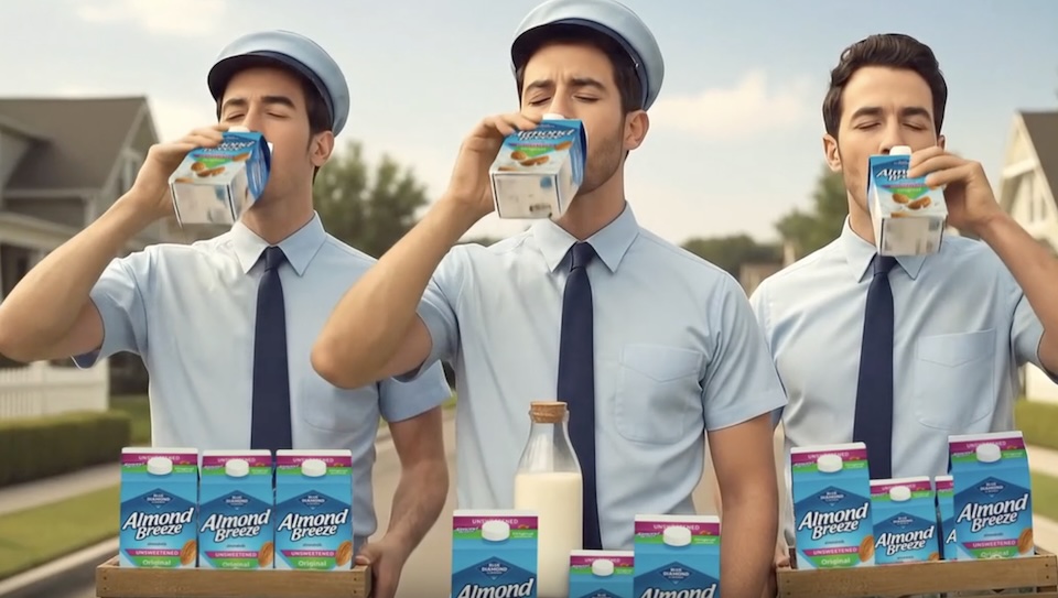 Jonas Brothers Battle AI Slop for Almond Breeze