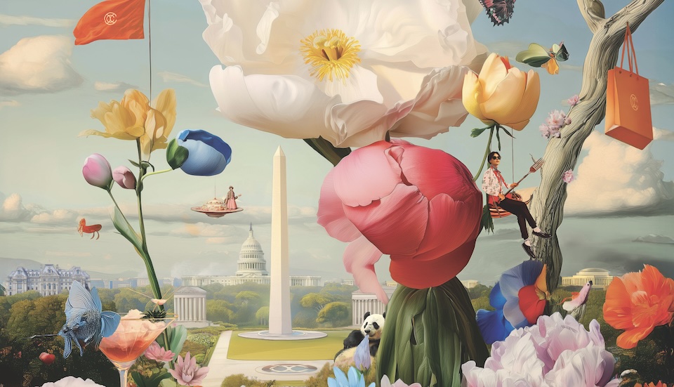 Renaissance Meets Sci-Fi in Mammoth AI Mural Image